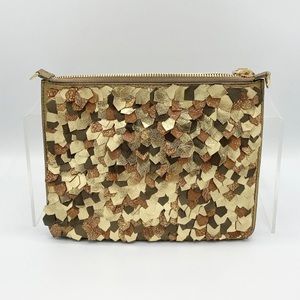 Ralph Lauren Gold Leaf Crossbody Bag